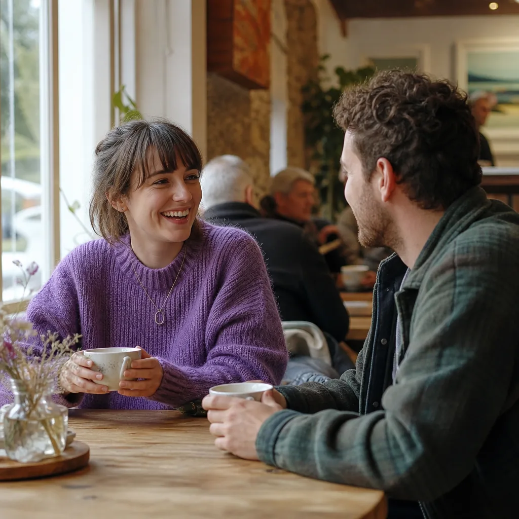 Welsh and English conversation written in a dating profile